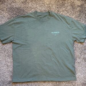 All Saints Olive Men's Short Sleeve Tee size L